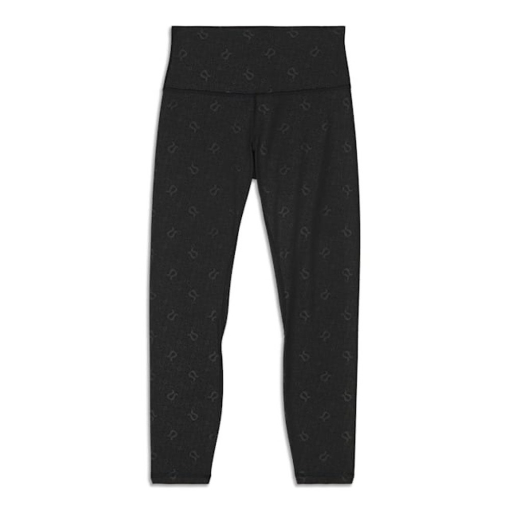 Lululemon Align HR Pant 25" Pockets Yoga Emboss Black Size 14 - Picture 6 of 14